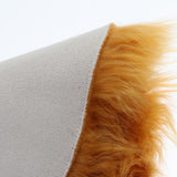 Max Round Fake Wool Shaggy Rug Carpet Floor Mat for Home Decor Yellow Camel - Aladdin Shoppers