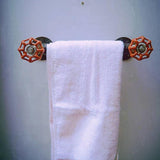 Max Rustic Industrial Pipe Toilet Paper Holder Wall Mounted Towel Rack Shelf B - Aladdin Shoppers