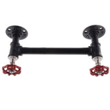 Max Rustic Industrial Pipe Toilet Paper Holder Wall Mounted Towel Rack Shelf B - Aladdin Shoppers