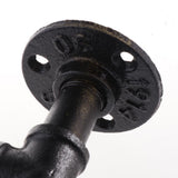 Max Rustic Industrial Pipe Toilet Paper Holder Wall Mounted Towel Rack Shelf B - Aladdin Shoppers