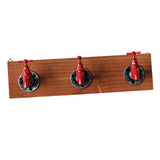 Max Rustic Industrial Pipe Wooden Wall Mounted Iron Coat Hooks Hanger Rack A - Aladdin Shoppers