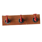 Max Rustic Industrial Pipe Wooden Wall Mounted Iron Coat Hooks Hanger Rack A - Aladdin Shoppers