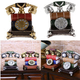 Max Rustic Resin Telephone Figurine Piggy Bank Money Box Coin Bank Crafts Red - Aladdin Shoppers