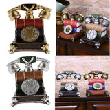 Max Rustic Resin Telephone Figurine Piggy Bank Money Box Coin Bank Crafts Red - Aladdin Shoppers