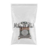 Max Rustic Resin Telephone Figurine Piggy Bank Money Box Coin Bank Crafts Yellow - Aladdin Shoppers