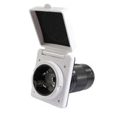 Max RV Boat 50A 3 Pin Shore Power Cord Twist Lock Plug Inlet w/ Waterproof Cover - Aladdin Shoppers