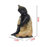 Max Sakyamuni Buddha Miniature Meditation Statue Hand-painted Resin Sculpture #4 - Aladdin Shoppers