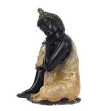 Max Sakyamuni Buddha Miniature Meditation Statue Hand-painted Resin Sculpture #4 - Aladdin Shoppers