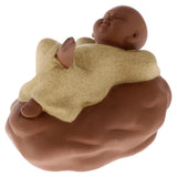 Max Sand tea pet ceramic sami monk purple sand home gifts crafts Magic yellow - Aladdin Shoppers