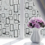 Max Self Adhesive Frosted Window Film For UV Rejection Heat Control Style 12 - Aladdin Shoppers