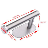 Max Self Adhesive Toilet Paper Holder Tissue Paper Roll Holder Stainless Steel - Aladdin Shoppers