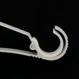 Max Set of 2Pcs Aluminium Alloy Curtain Pole Rod Wall Bracket Hook Holder White - Aladdin Shoppers