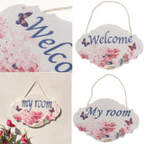 Max Shabby Chic Wood Sign Bar Cafe Shop Store Door Decor Hanging Plaque My Room - Aladdin Shoppers