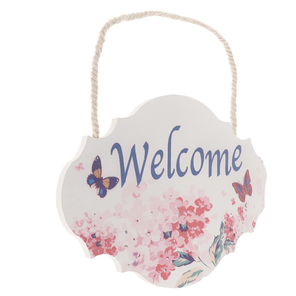 Max Shabby Chic Wood Sign Bar Cafe Shop Store Door Decor Hanging Plaque Welcome - Aladdin Shoppers