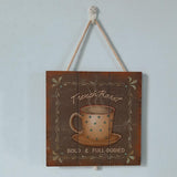 Max Shabby Chic Wood Sign Plaque Cafe Bar Decor Sign Plate Coffee Wood Poster B - Aladdin Shoppers