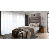 Max Sheer White Chiffon Window Curtain Panel for Balcony Bedroom White-140x240cm - Aladdin Shoppers