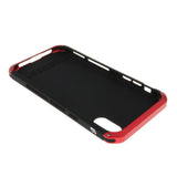 Max Shockproof Metal Bumper Case Cover for iPhone XS Black+Red - Aladdin Shoppers