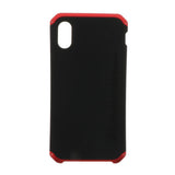 Max Shockproof Metal Bumper Case Cover for iPhone XS Black+Red - Aladdin Shoppers