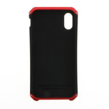 Max Shockproof Metal Bumper Case Cover for iPhone XS Black+Red - Aladdin Shoppers