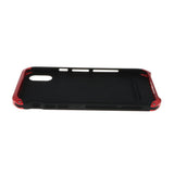 Max Shockproof Metal Bumper Case Cover for iPhone XS Black+Red - Aladdin Shoppers