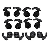 Max Silicone Gel Earbuds Eartips Caps for Samsung Galaxy S6 S7 Black - Aladdin Shoppers