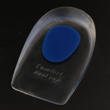 Max Silicone Gel Heel Cups Shoe Inserts for Plantar Fasciitis Sore Heel Pain L - Aladdin Shoppers