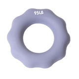 Max Silicone Hand Finger Grip Ring Muscle Power Training Exerciser Gray 95LB - Aladdin Shoppers