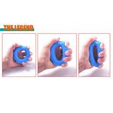 Max Silicone Hand Finger Grip Ring Muscle Power Training Exerciser Gray 95LB - Aladdin Shoppers