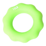 Max Silicone Hand Finger Grip Ring Muscle Power Training Exerciser Green 15LB - Aladdin Shoppers