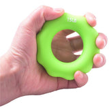 Max Silicone Hand Finger Grip Ring Muscle Power Training Exerciser Green 15LB - Aladdin Shoppers
