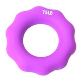 Max Silicone Hand Finger Grip Ring Muscle Power Training Exerciser Purple 75LB - Aladdin Shoppers