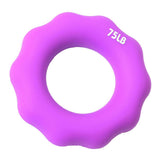 Max Silicone Hand Finger Grip Ring Muscle Power Training Exerciser Purple 75LB - Aladdin Shoppers