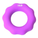 Max Silicone Hand Finger Grip Ring Muscle Power Training Exerciser Purple 75LB - Aladdin Shoppers