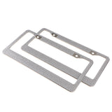 Max Silver Handmade Bling Rhinestones Stainless Steel Car License Plate Frame US - Aladdin Shoppers