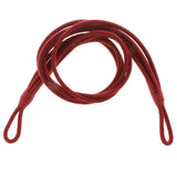 Max Simple Rope Tiebacks Holdbacks for Blackout Curtain Voile Drapes Wine Red - Aladdin Shoppers