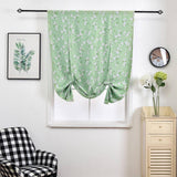 Max Small Window Blackout Curtain Tie Up Shade Panel Green(Kapok)-107x160cm - Aladdin Shoppers