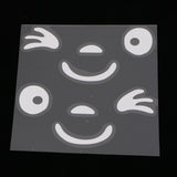 Max Smile Face Car Rearview Mirror Sticker Window Laptop Decals Stickers White - Aladdin Shoppers