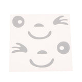Max Smile Face Car Rearview Mirror Sticker Window Laptop Decals Stickers White - Aladdin Shoppers