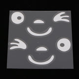 Max Smile Face Car Rearview Mirror Sticker Window Laptop Decals Stickers White - Aladdin Shoppers