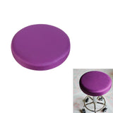 Max Smooth Surface Bar Stool Cover Round Lift Chair Seat Sleeve Salon Purple_35x10cm - Aladdin Shoppers