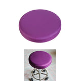 Max Smooth Surface Bar Stool Cover Round Lift Chair Seat Sleeve Salon Purple_35x10cm - Aladdin Shoppers