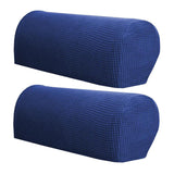 Max Sofa Armrest Covers Non Slip Stretch Arm Furniture Protector Dark Blue - Aladdin Shoppers