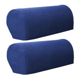 Max Sofa Armrest Covers Non Slip Stretch Arm Furniture Protector Dark Blue - Aladdin Shoppers