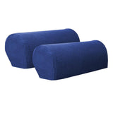 Max Sofa Armrest Covers Non Slip Stretch Arm Furniture Protector Dark Blue - Aladdin Shoppers