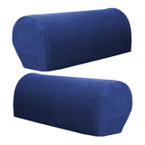 Max Sofa Armrest Covers Non Slip Stretch Arm Furniture Protector Dark Blue - Aladdin Shoppers