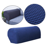 Max Sofa Armrest Covers Non Slip Stretch Arm Furniture Protector Dark Blue - Aladdin Shoppers