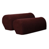 Max Sofa Armrest Covers Non Slip Stretch Arm Furniture Protector Dark Coffee - Aladdin Shoppers