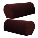 Max Sofa Armrest Covers Non Slip Stretch Arm Furniture Protector Dark Coffee - Aladdin Shoppers