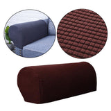 Max Sofa Armrest Covers Non Slip Stretch Arm Furniture Protector Dark Coffee - Aladdin Shoppers