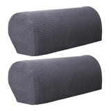 Max Sofa Armrest Covers Non Slip Stretch Arm Furniture Protector Gray - Aladdin Shoppers